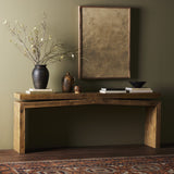 Midori Console Table 60" - Worn Oak Vaneer Console Tables Four Hands