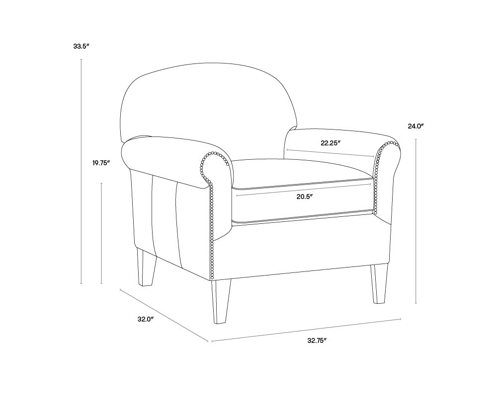 Brantley Lounge Chair FURNITURE - lounge chair Sunpan