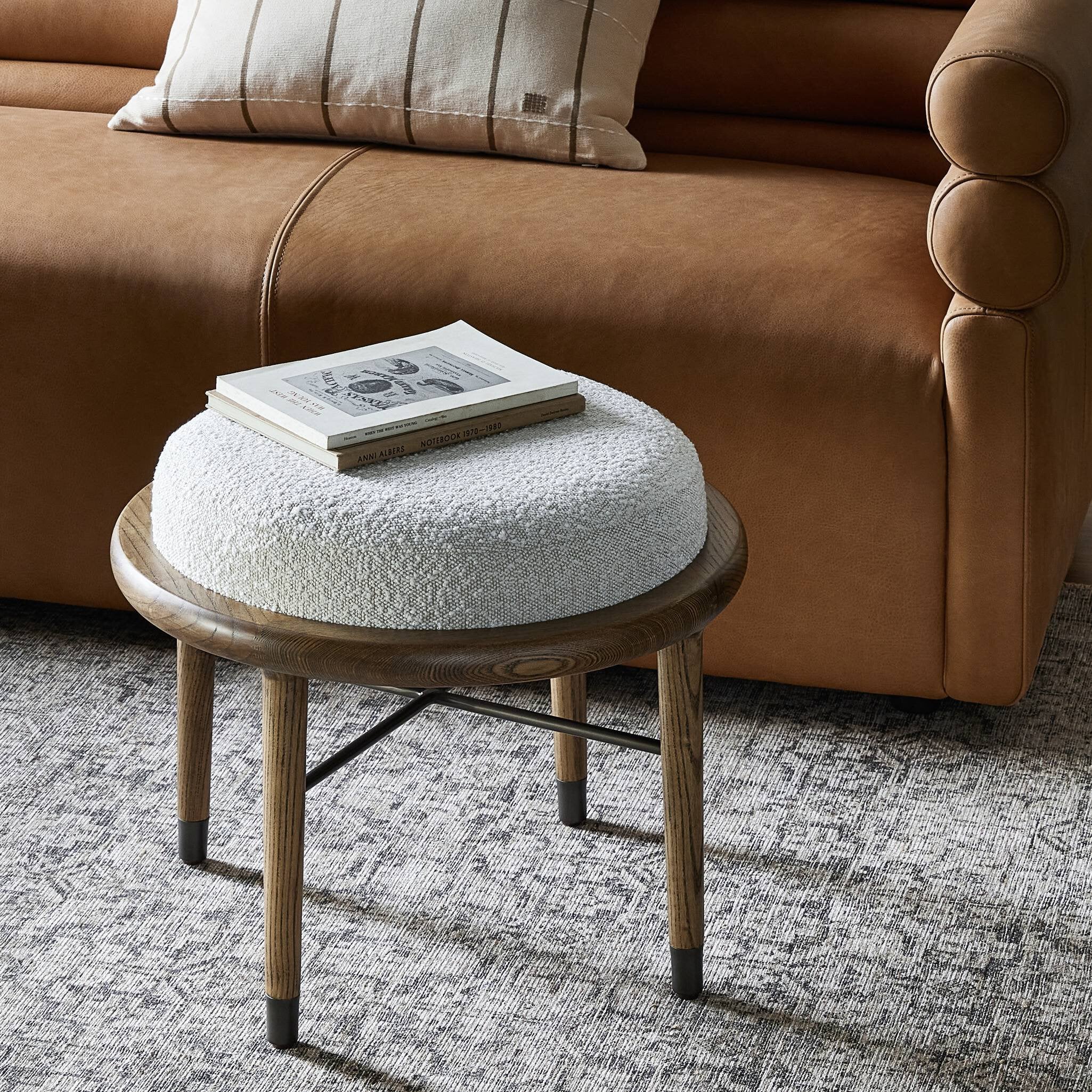 Persephone Accent Stool 6 - FURNITURE - ottoman Four Hands