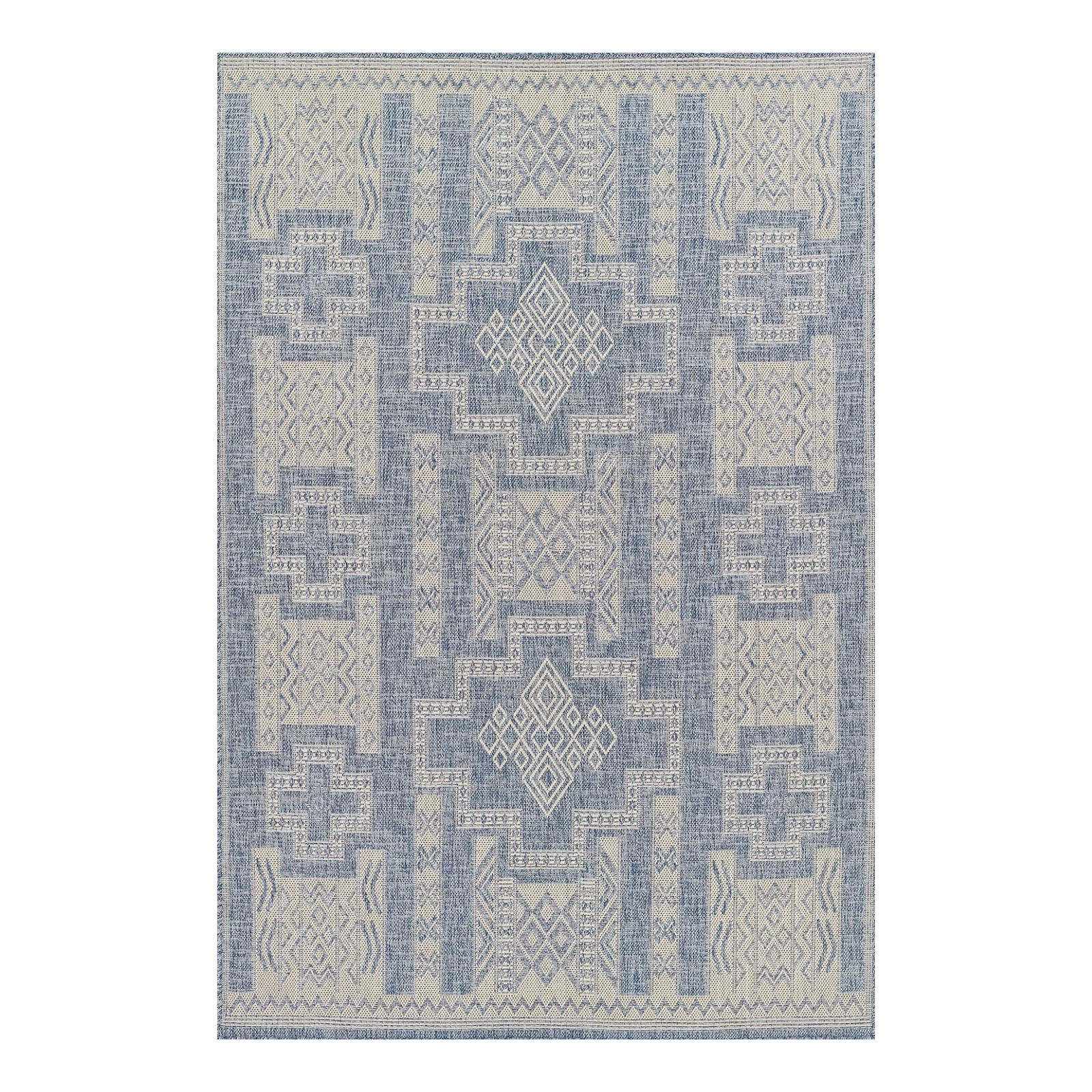 Harbor Blue Motif Outdoor Rug 5-Rugs - indoor/outdoor Momeni