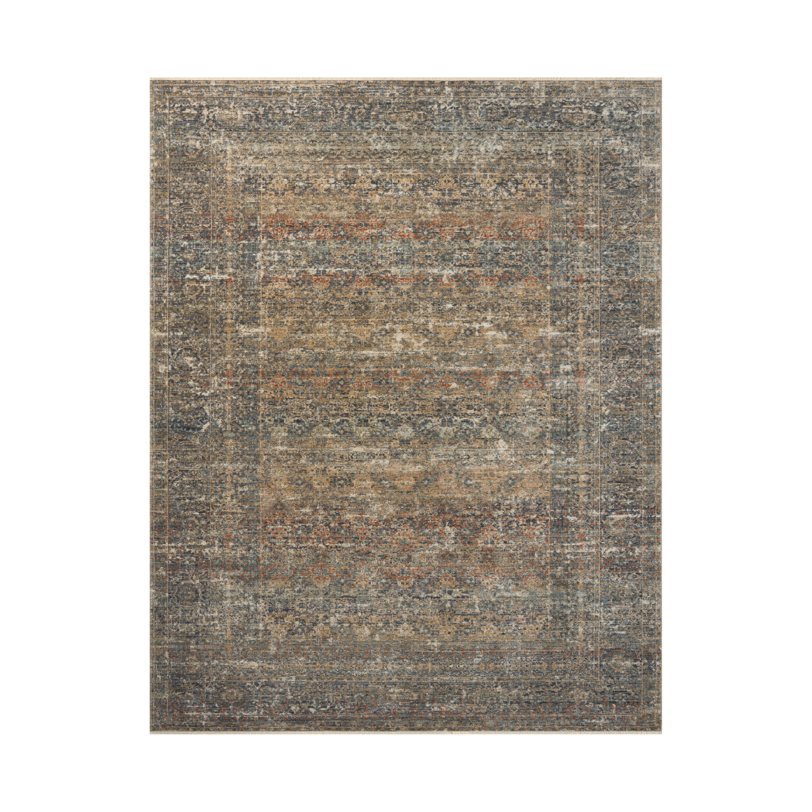 Loloi Heritage Midnight / Multi Rug 0-RUGS-patterned Loloi