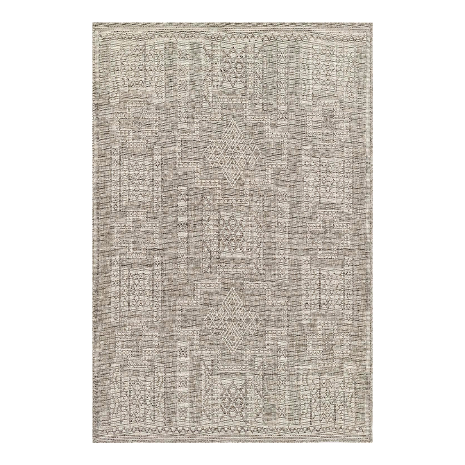 Harbor Grey Motif Outdoor Rug 5-Rugs - indoor/outdoor Momeni