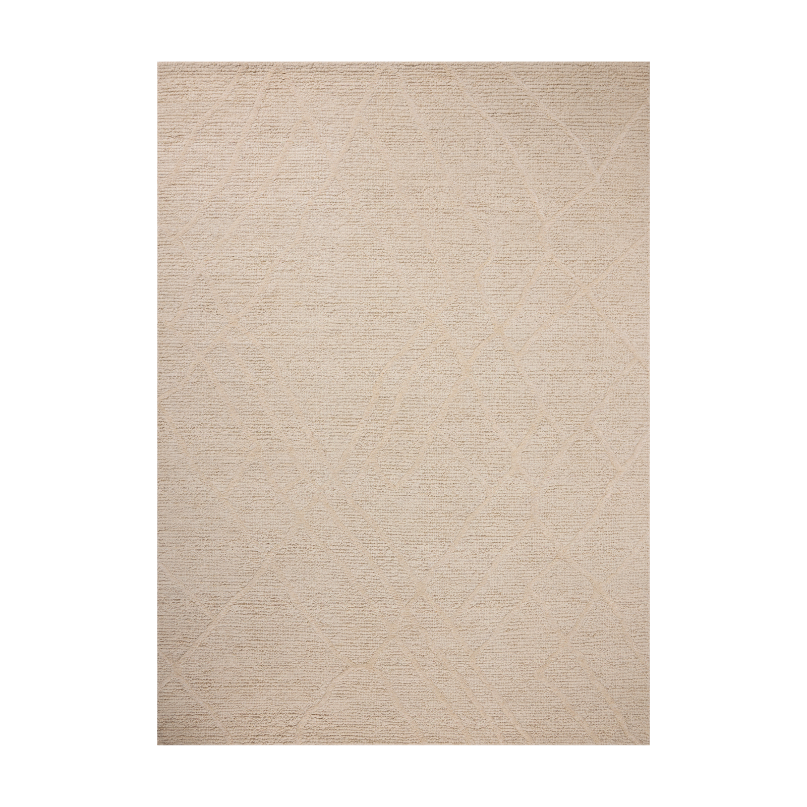 Loloi Cline Ivory Rug 1- RUGS - wool Loloi