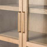 Tulia Cabinet - Solid Oak 7 - FURNITURE - bookcase/cabinet Four Hands