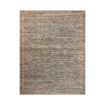 Loloi Heritage Blue / Rust Rug 0-RUGS-patterned Loloi