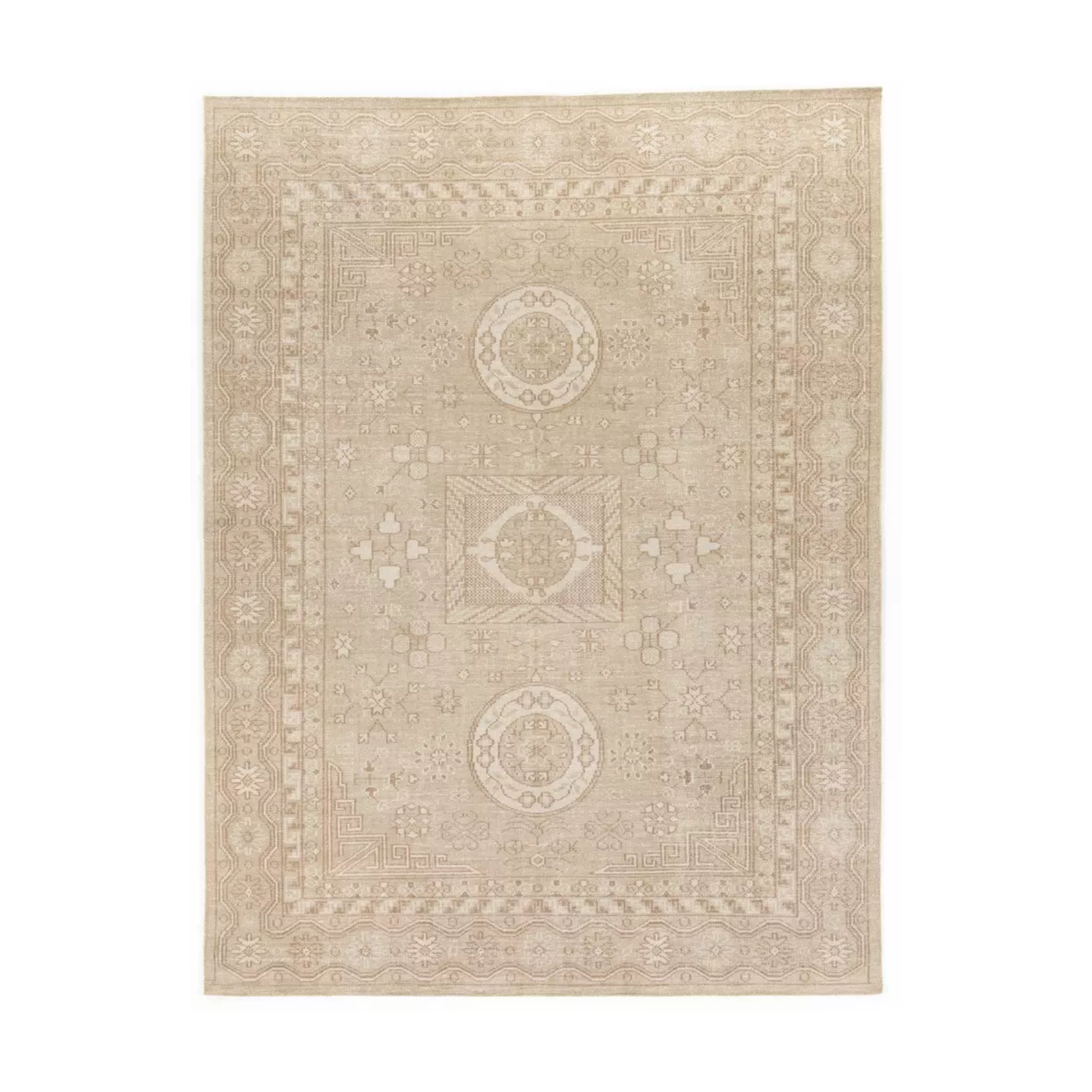 Cortara Cream Rug RUGS - wool Four Hands