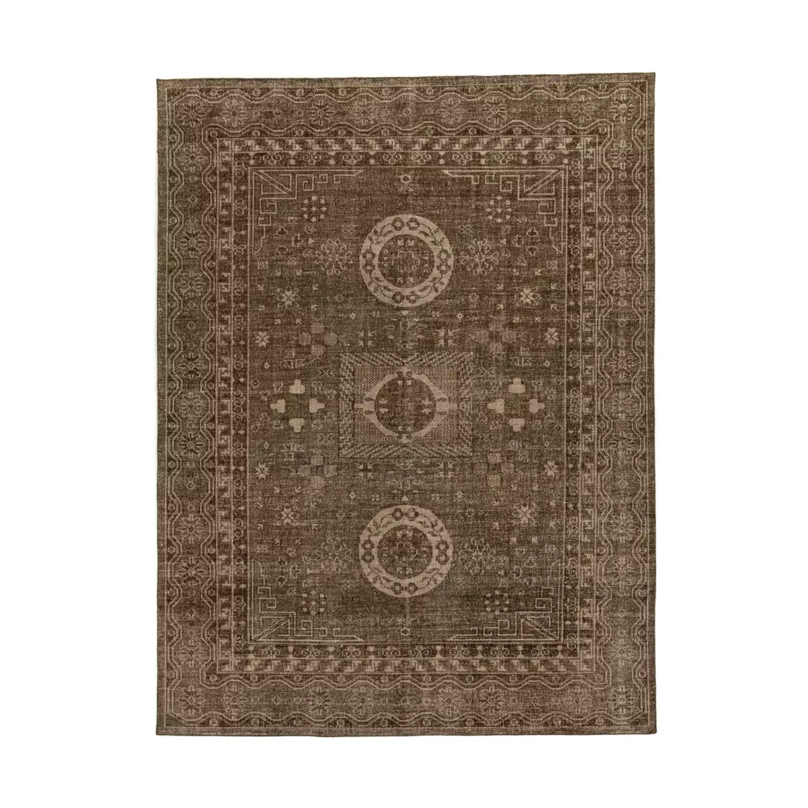 Cortara Olive Rug RUGS - wool Four Hands