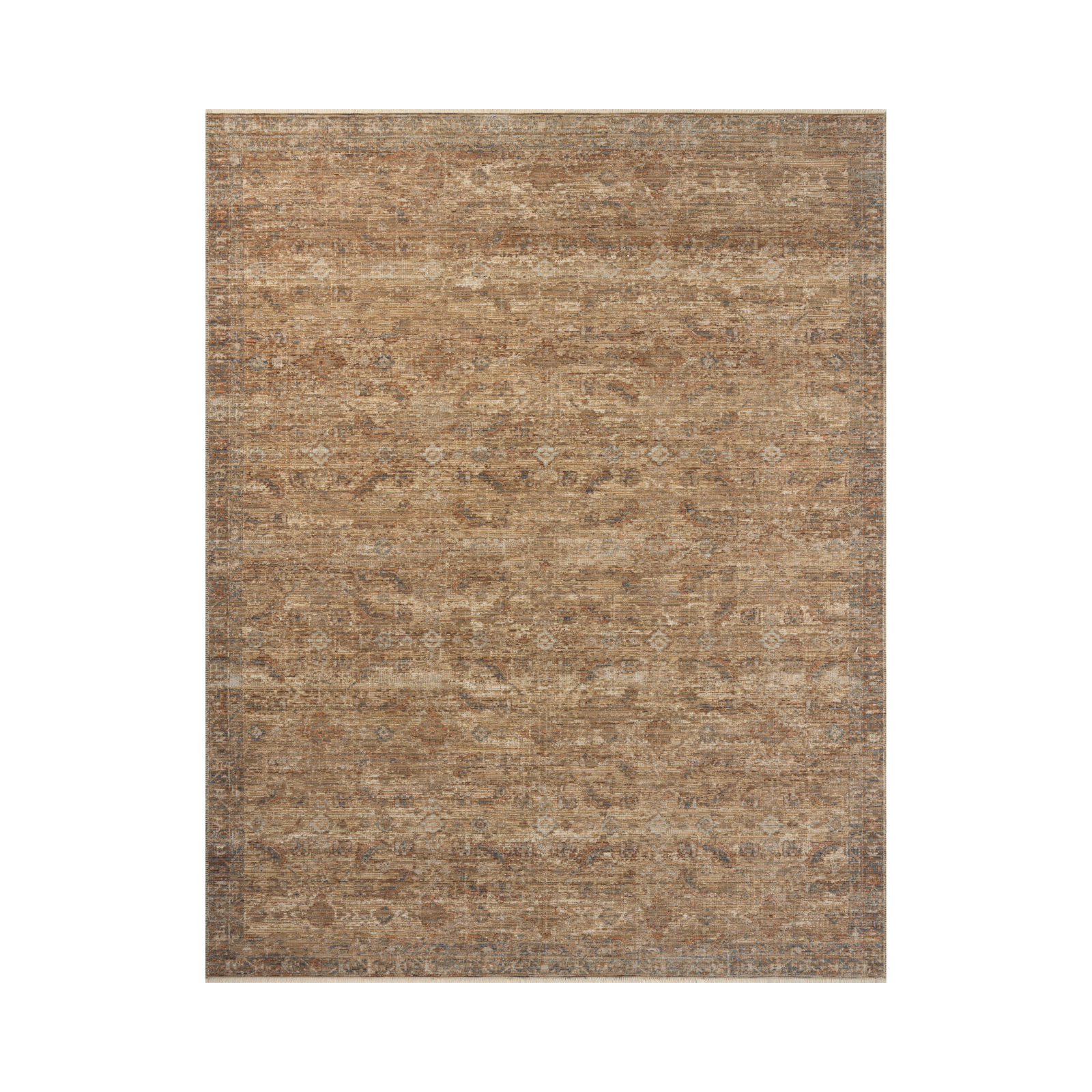 Loloi Heritage Natural / Mist Rug 0-RUGS-patterned Loloi