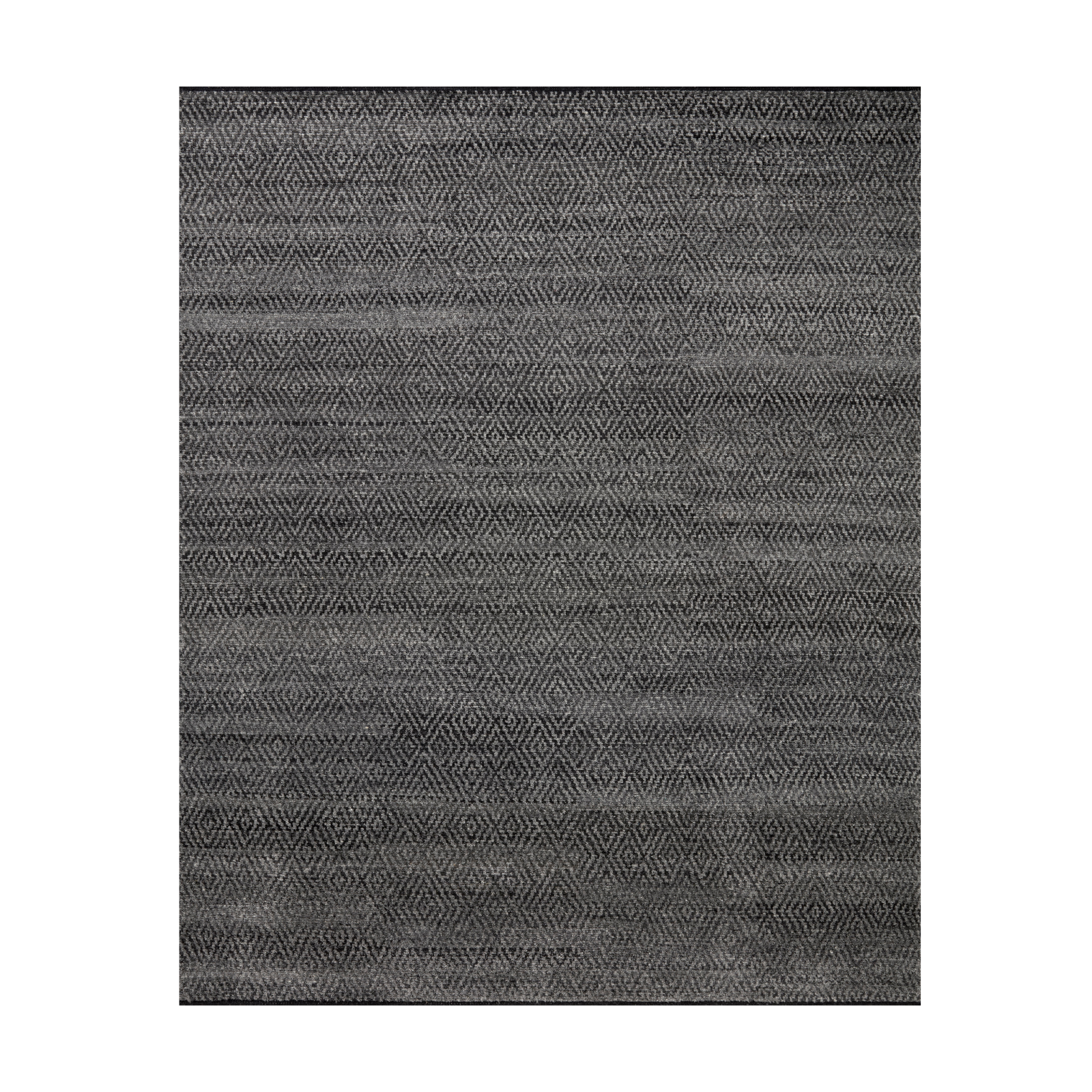 Jean Stoffer x Loloi Grace Charcoal Rug 1- RUGS - wool Loloi