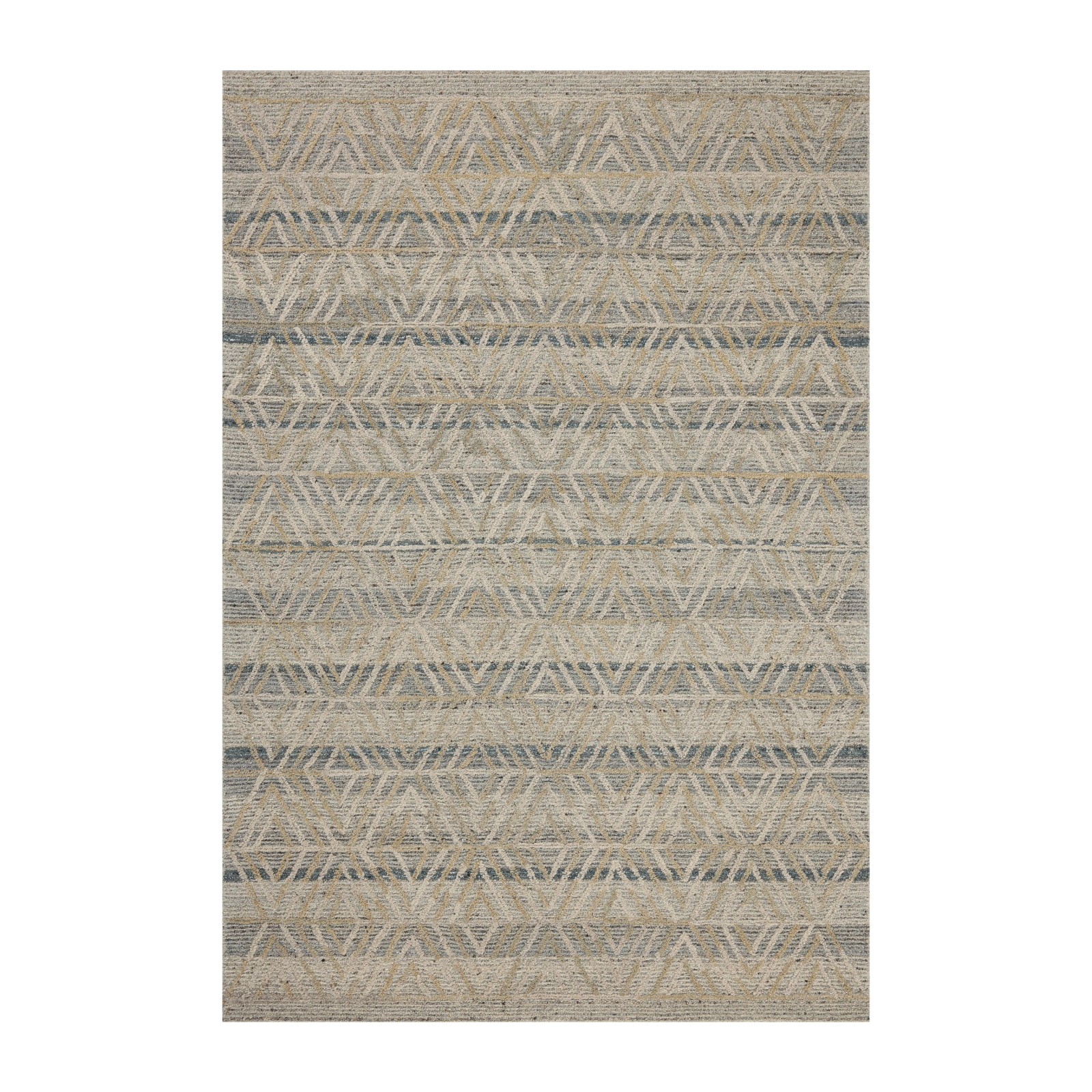 Loloi Elias Fog / Natural Rug 1- RUGS - wool Loloi