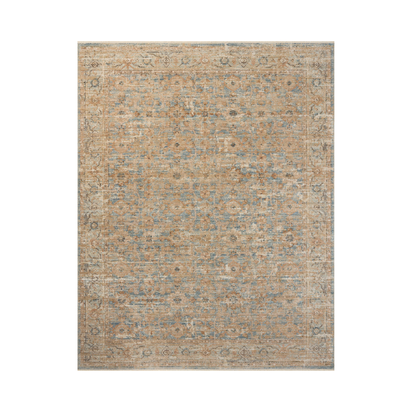 Loloi Heritage Ocean / Sand Rug 0-RUGS-patterned Loloi