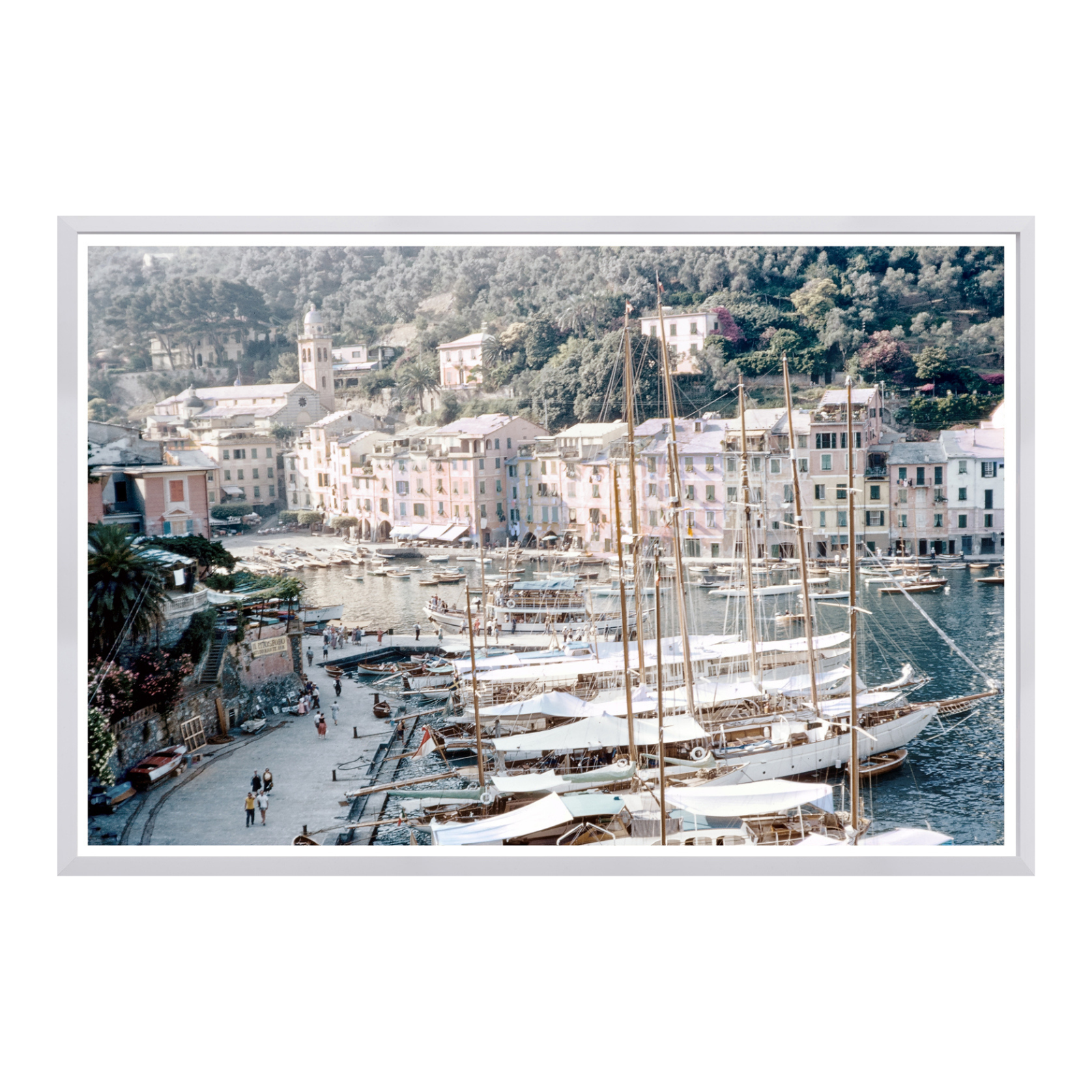 "1954 Riviera" by Toni Frissell Framed Art Print ARTWORK - framed print Celadon Art Large