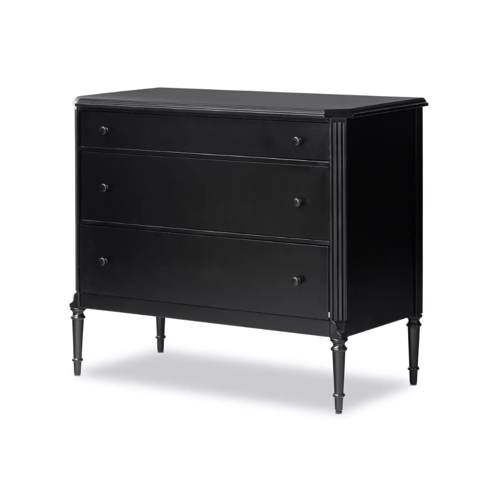 FLOOR MODEL - Lendon 3 Drawer Dresser - Black Iron FURNITURE - floor model Four Hands