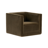 Patricia Swivel Chair 0- FURNITURE - chair Four Hands Surrey Olive