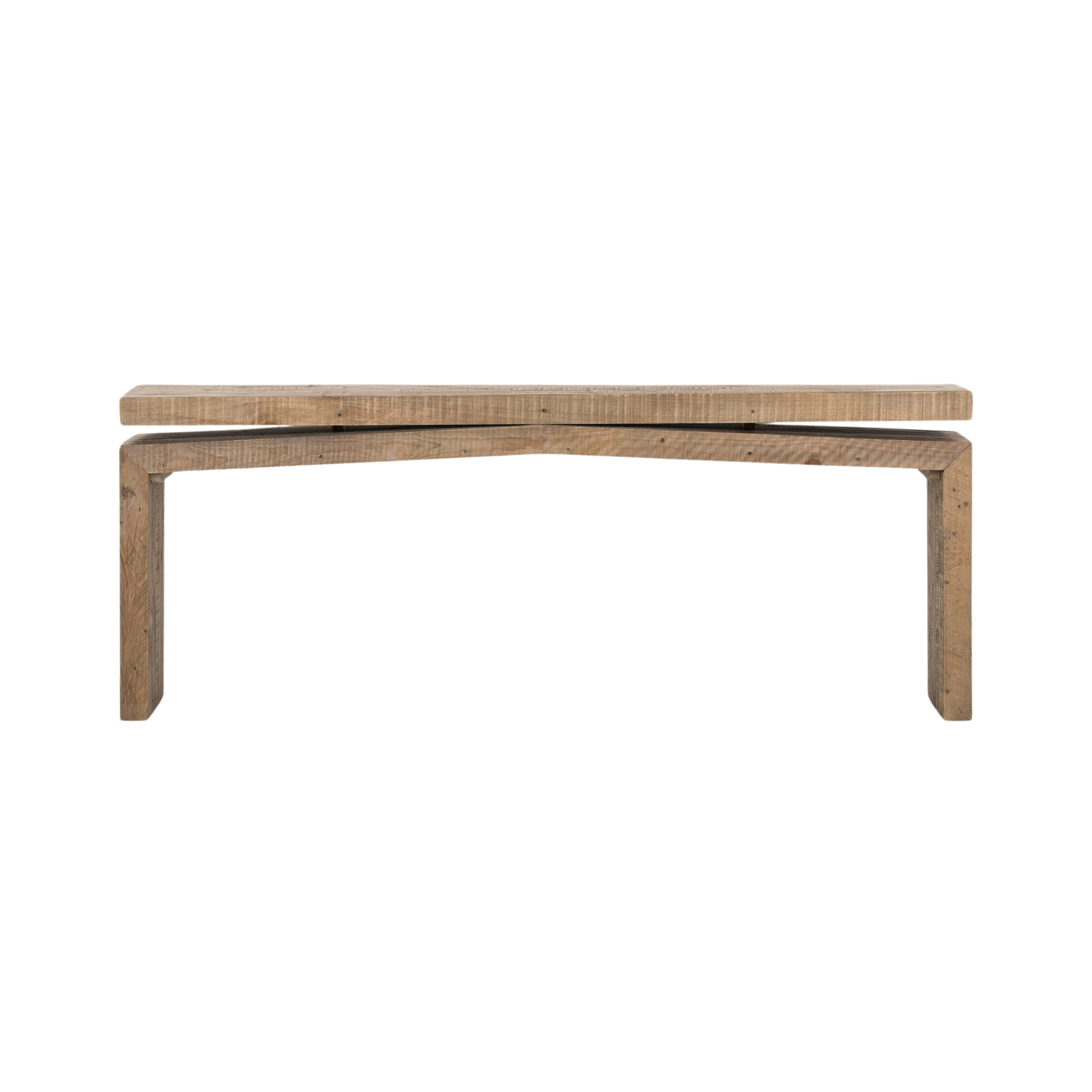 Midori Console Table 60" - Worn Oak Vaneer Console Tables Four Hands