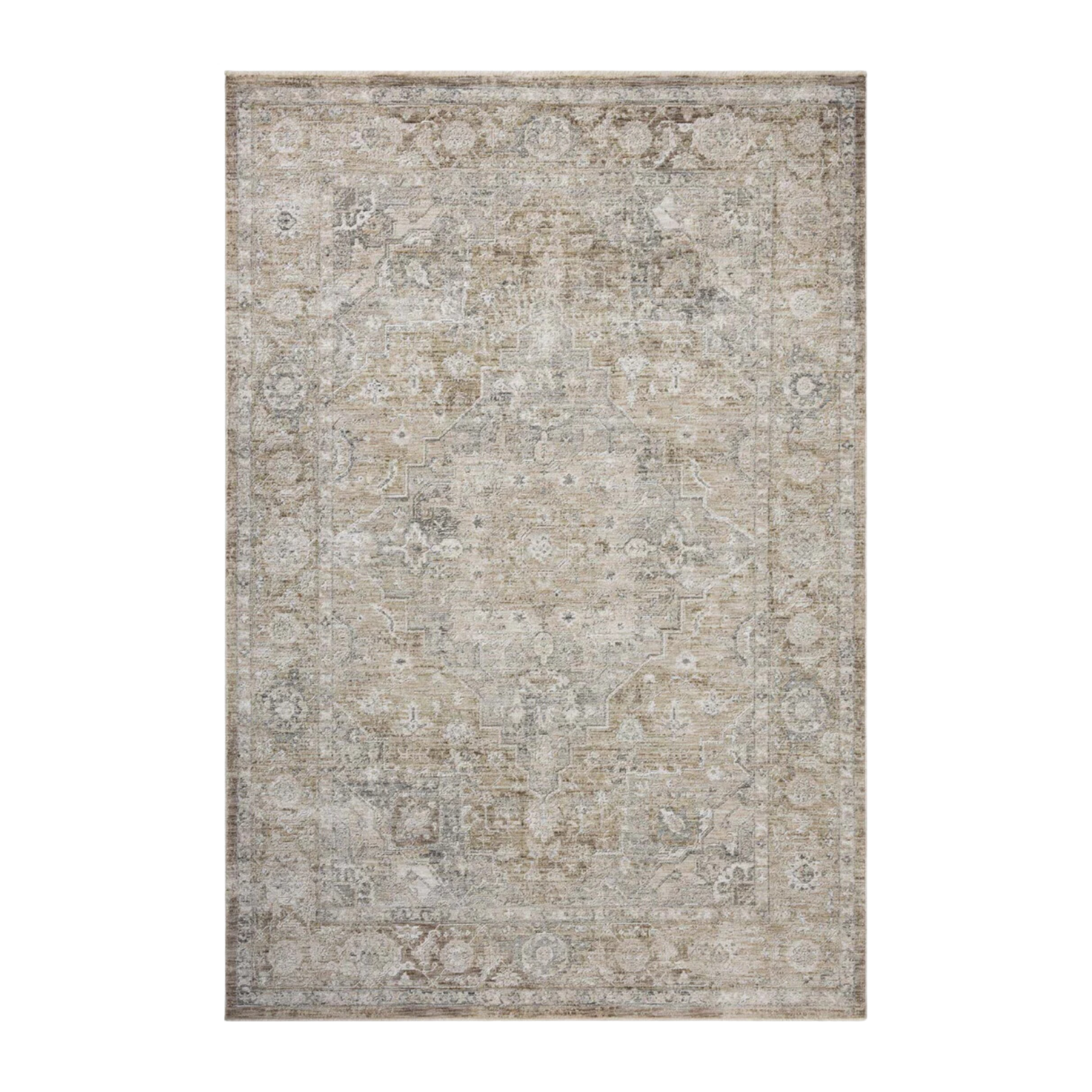 Loloi Tabitha Khaki / Slate Rug 0-patterned rugs Loloi