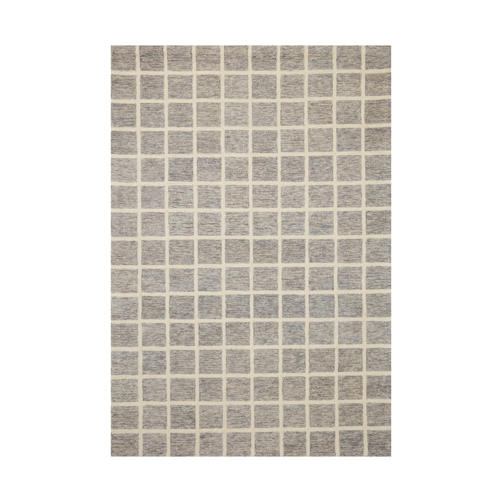 Chris Loves Julia x Loloi Polly Slate / Ivory Rug 0-RUGS - jute Loloi