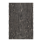 Xavier Black Waves Rug 0-rugs-patterned Momeni