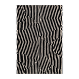 Xavier Black Waves Rug 0-rugs-patterned Momeni