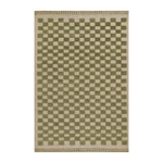 Willa Green Checkerboard Rug 0-rugs-wool Momeni