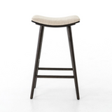 Union Saddle Bar Stool FURNITURE - bar/counter stool Four Hands Essence Natural/Carbon Ash