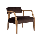 Tate Armchair 0- FURNITURE - chair Four Hands Surrey Cocoa