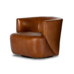 Mila Swivel Chair Four Hands Riviera Cognac