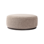 Sinclair Large Round Ottoman Ottomans Four Hands Barrow Taupe