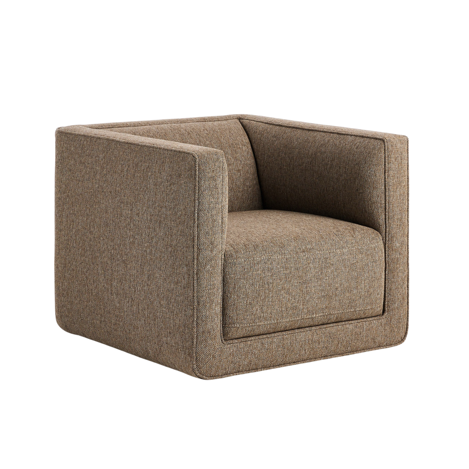 Patricia Swivel Chair 0- FURNITURE - chair Four Hands Delta Tweed
