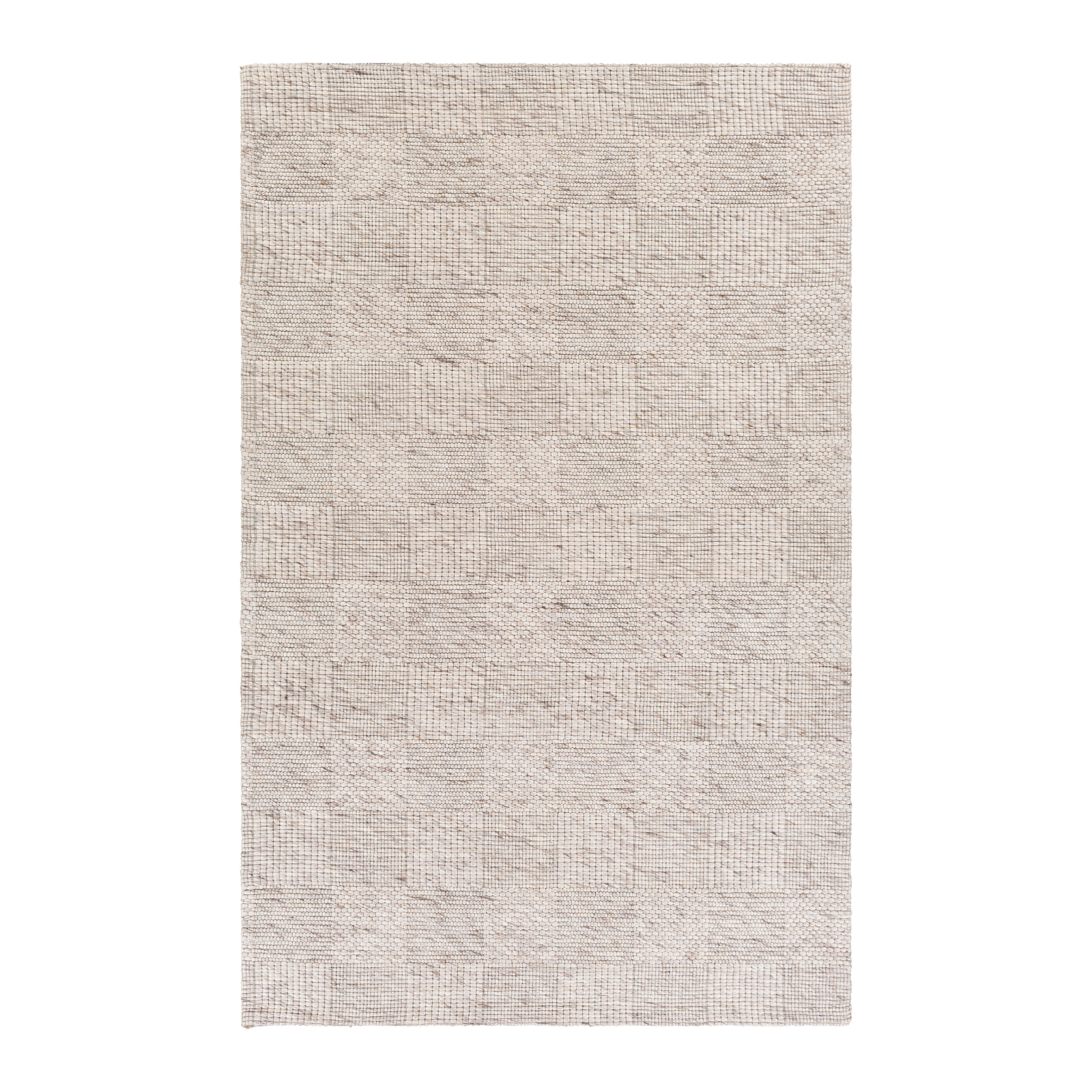 Colette Oatmeal Checkered Rug 0-RUGS - wool Surya