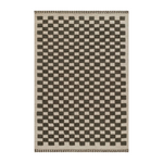 Willa Charcoal Checkerboard Rug 0-rugs-wool Momeni