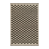 Willa Charcoal Checkerboard Rug 0-rugs-wool Momeni