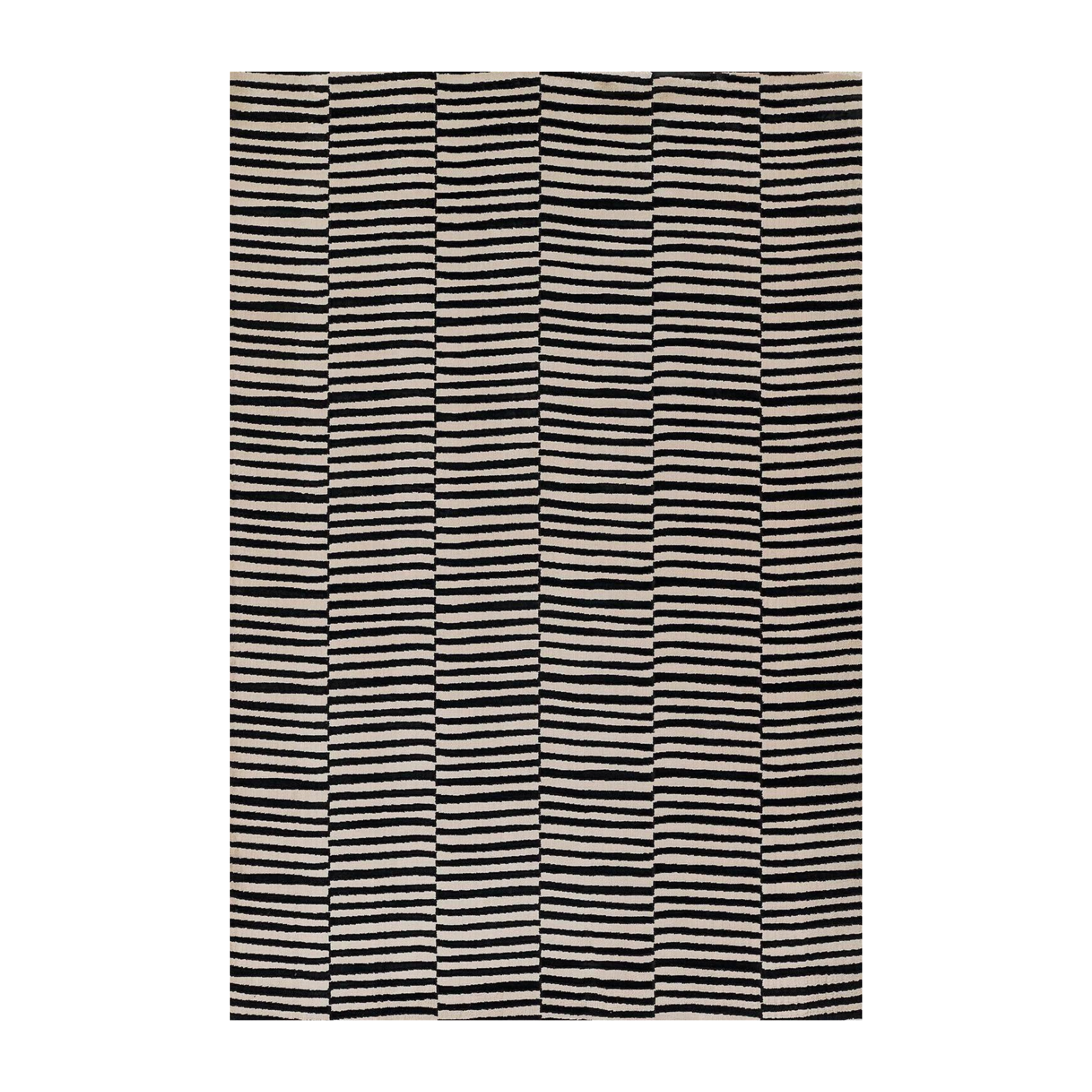 Xavier Black Lines Rug 0-rugs-patterned Momeni