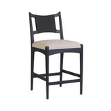 Hayden Counter Stool FURNITURE - bar/counter stool Four Hands Brushed Ebony