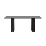 Carmel Dining Table FURNITURE - dining table Four Hands Black Wash