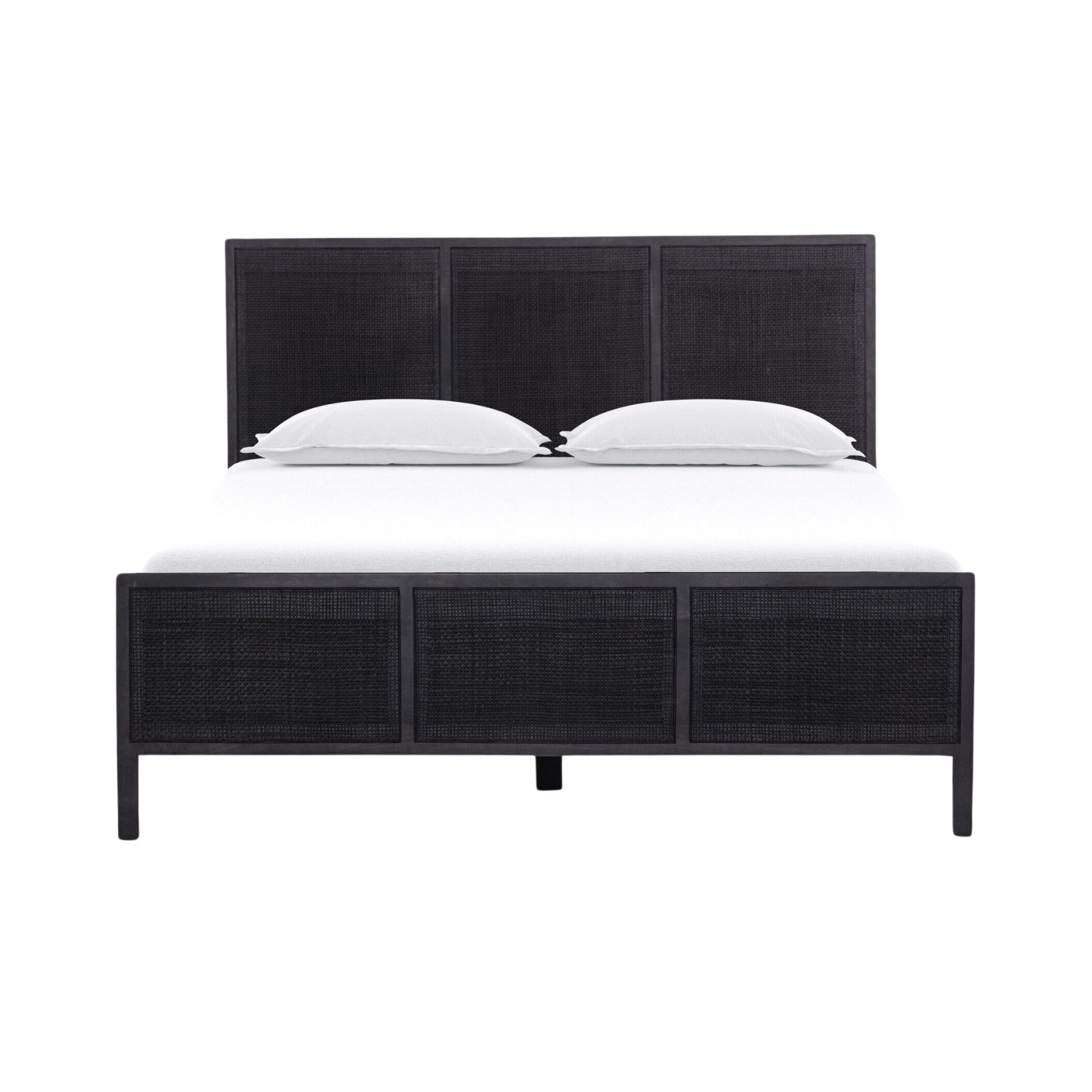Sylvie Bed Beds Four Hands Queen Black Wash