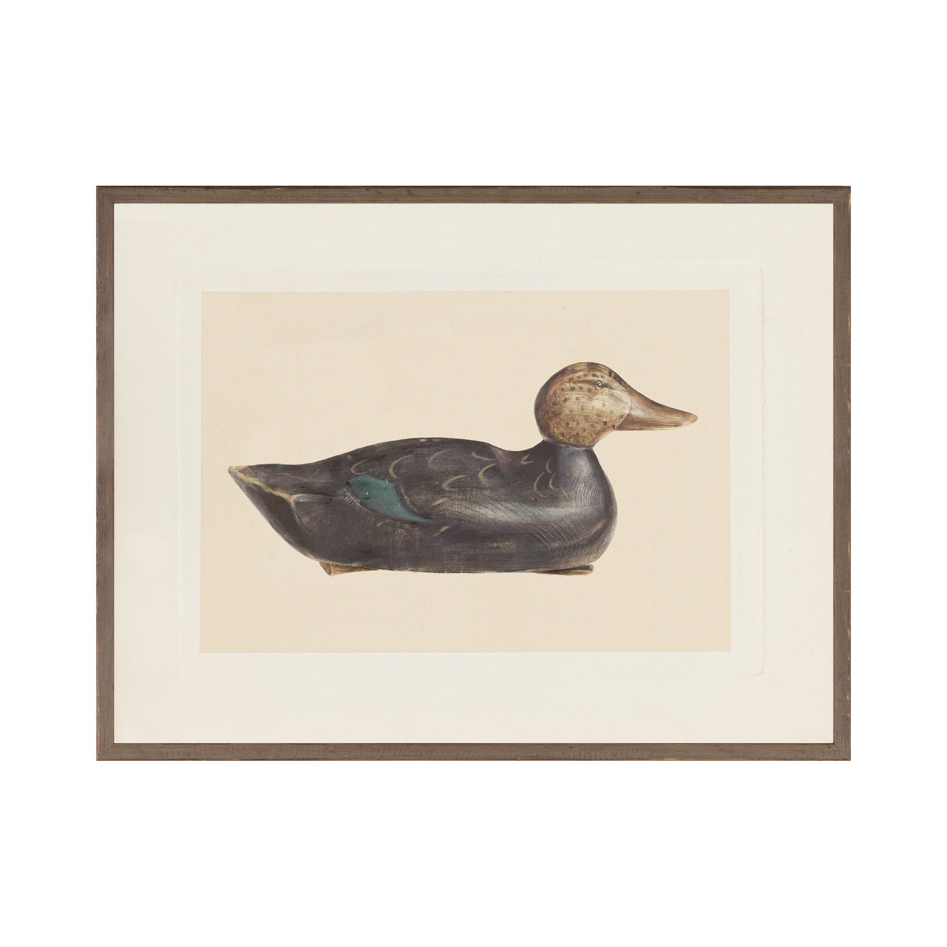 IN STORE - "Decoy Duck II" Framed Art Print ARTWORK - in store Celadon Art