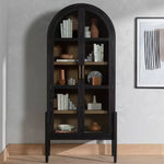 Tulia Cabinet - Matte Black 7 - FURNITURE - bookcase/cabinet Four Hands