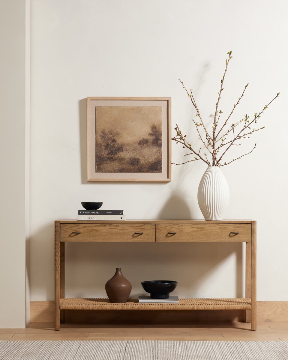 Zuma Console Table - Dune Ash 21 - FURNITURE - console table Four Hands
