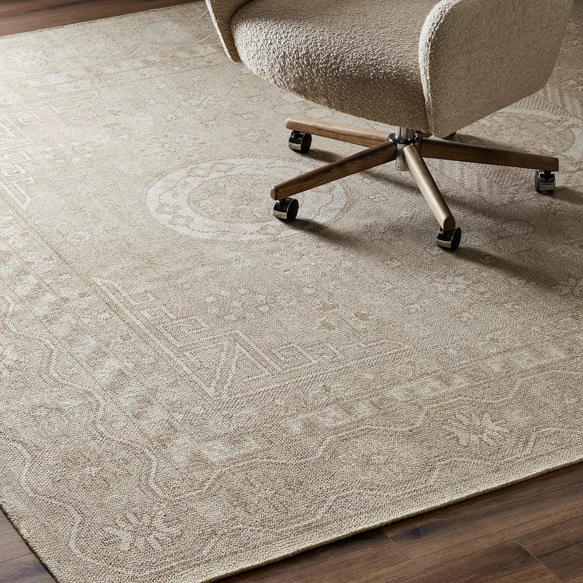 Cortara Cream Rug RUGS - wool Four Hands