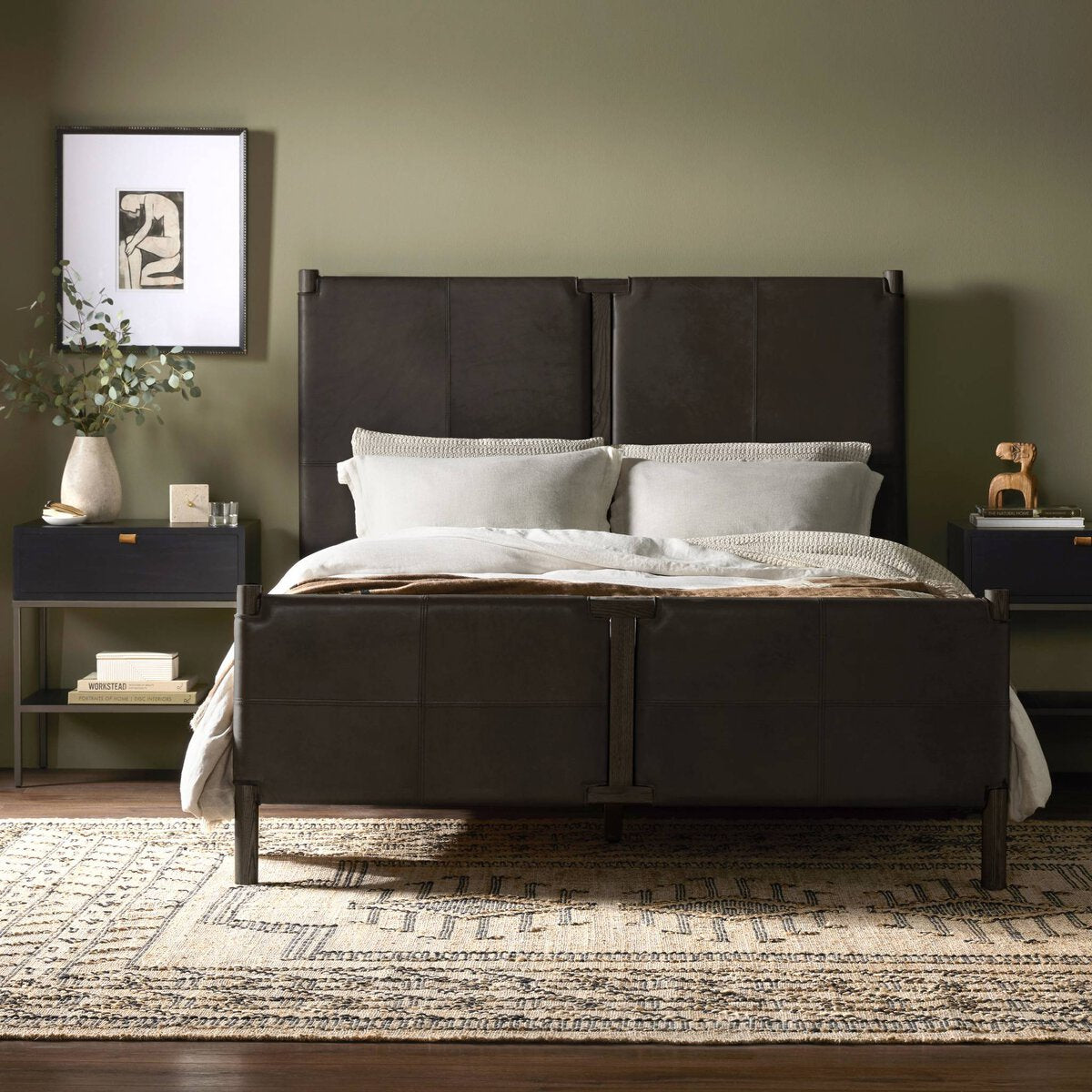 Salado Bed FURNITURE - bed Four Hands