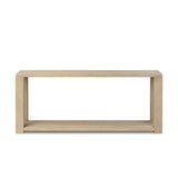 Thomas Console Table FURNITURE - console table Four Hands Bleached Oak Veneer