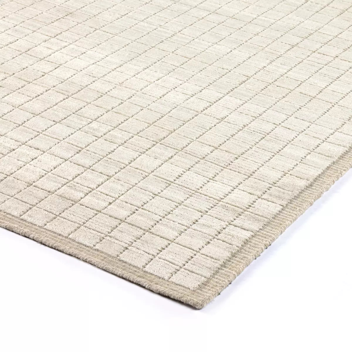 Highmere Cream Rug RUGS - wool Four Hands