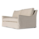 Monty 94" Slipcover Sofa - Natural 1 - FURNITURE - sofa Four Hands