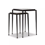 Drew Nesting Tables 5 - c - FURNITURE - accent table - metal Four Hands
