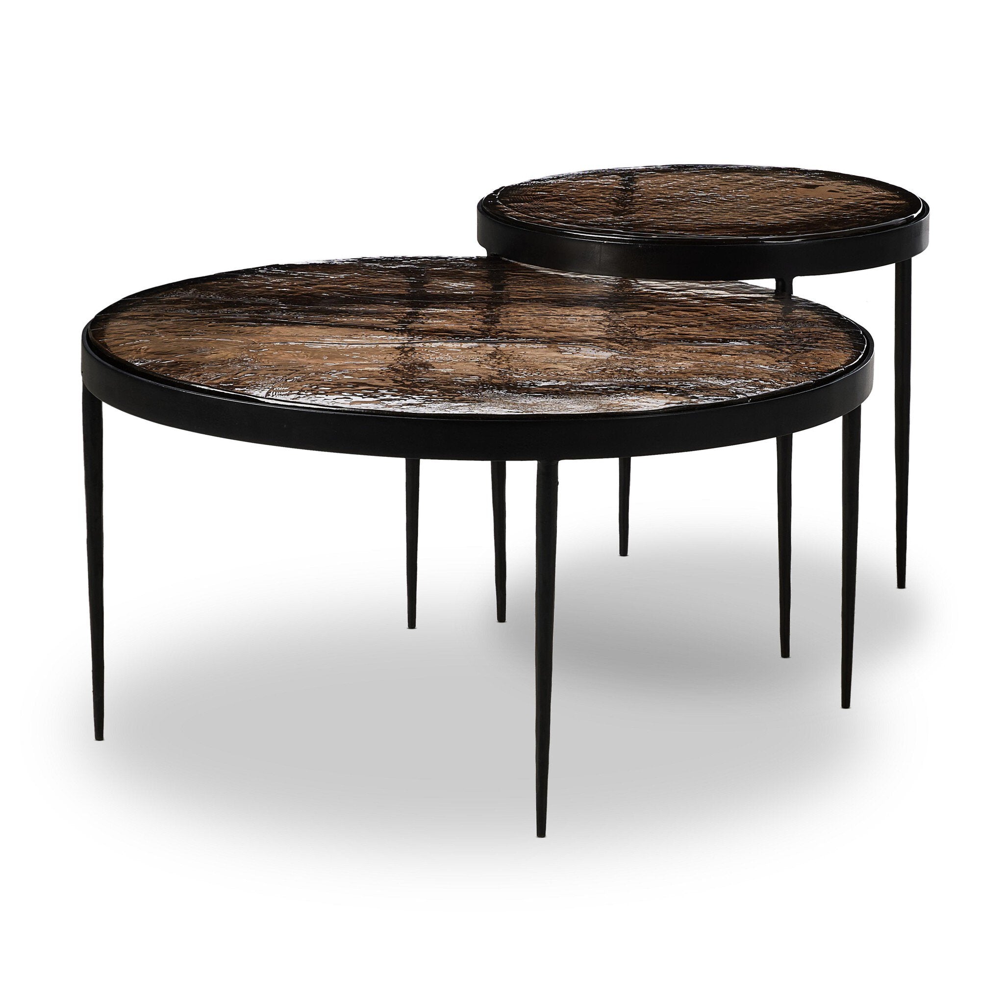 Yoko Nesting Coffee Table Set FURNITURE - coffee table Four Hands