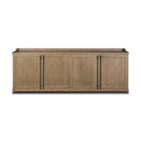 Adley Sideboard FURNITURE - sideboard Four Hands Weathered Washed Oak Veneer