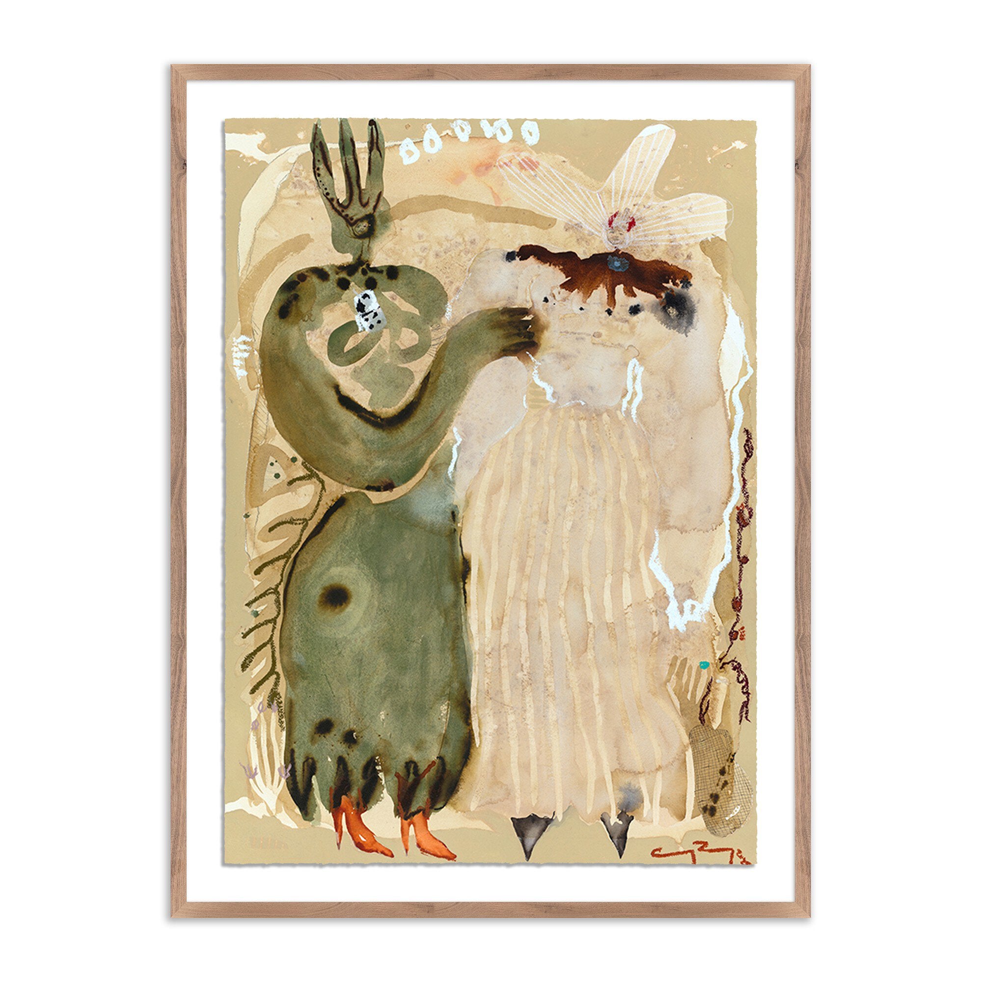 "Sun King" by Caroline Pinney ARTWORK - framed print Four Hands