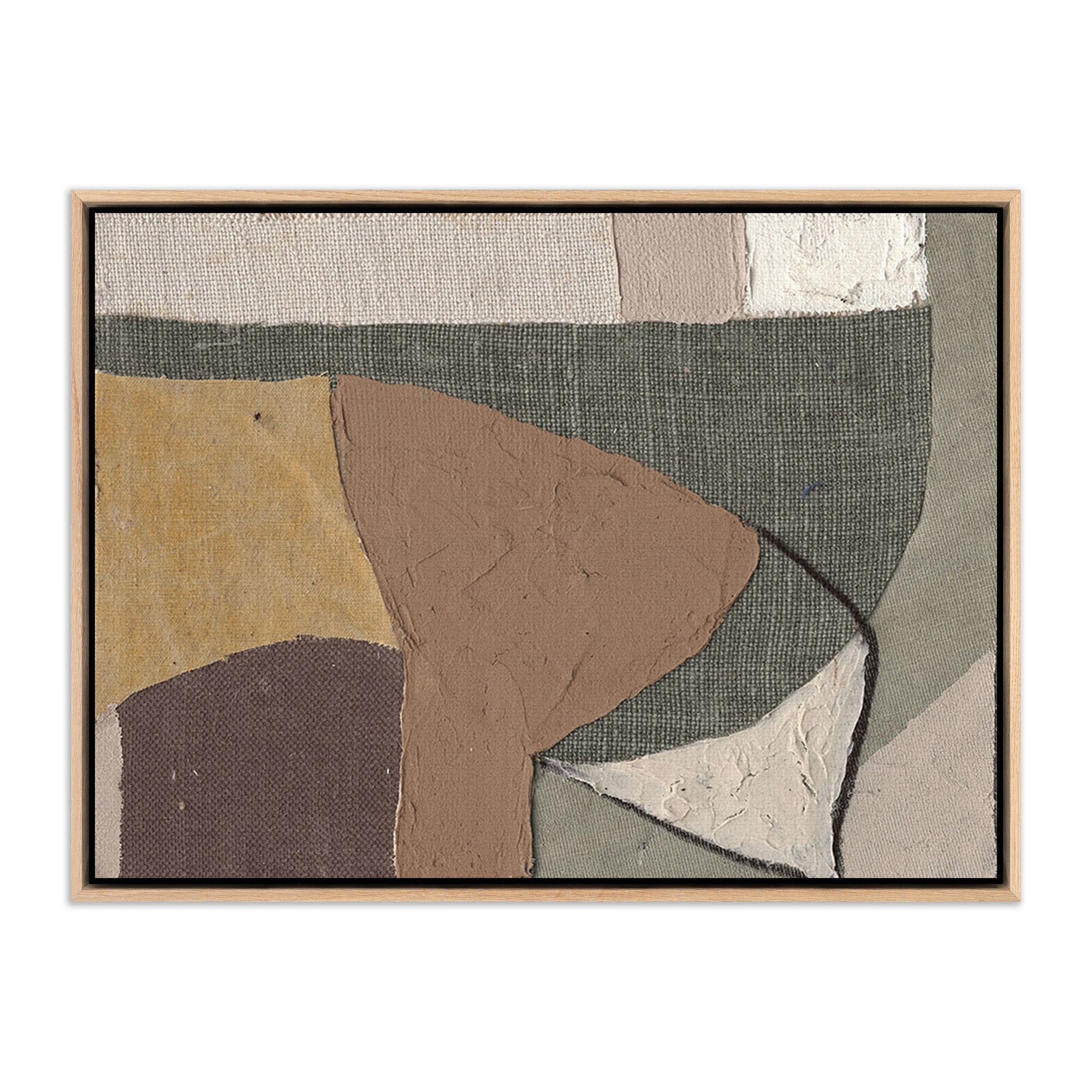 "Textile 4" by Raoul Morren ARTWORK - framed print Four Hands