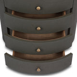 Amelia Oval Nightstand FURNITURE - nightstand Four Hands